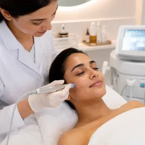Facial for pigmentation