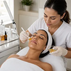 Facial for pigmentation